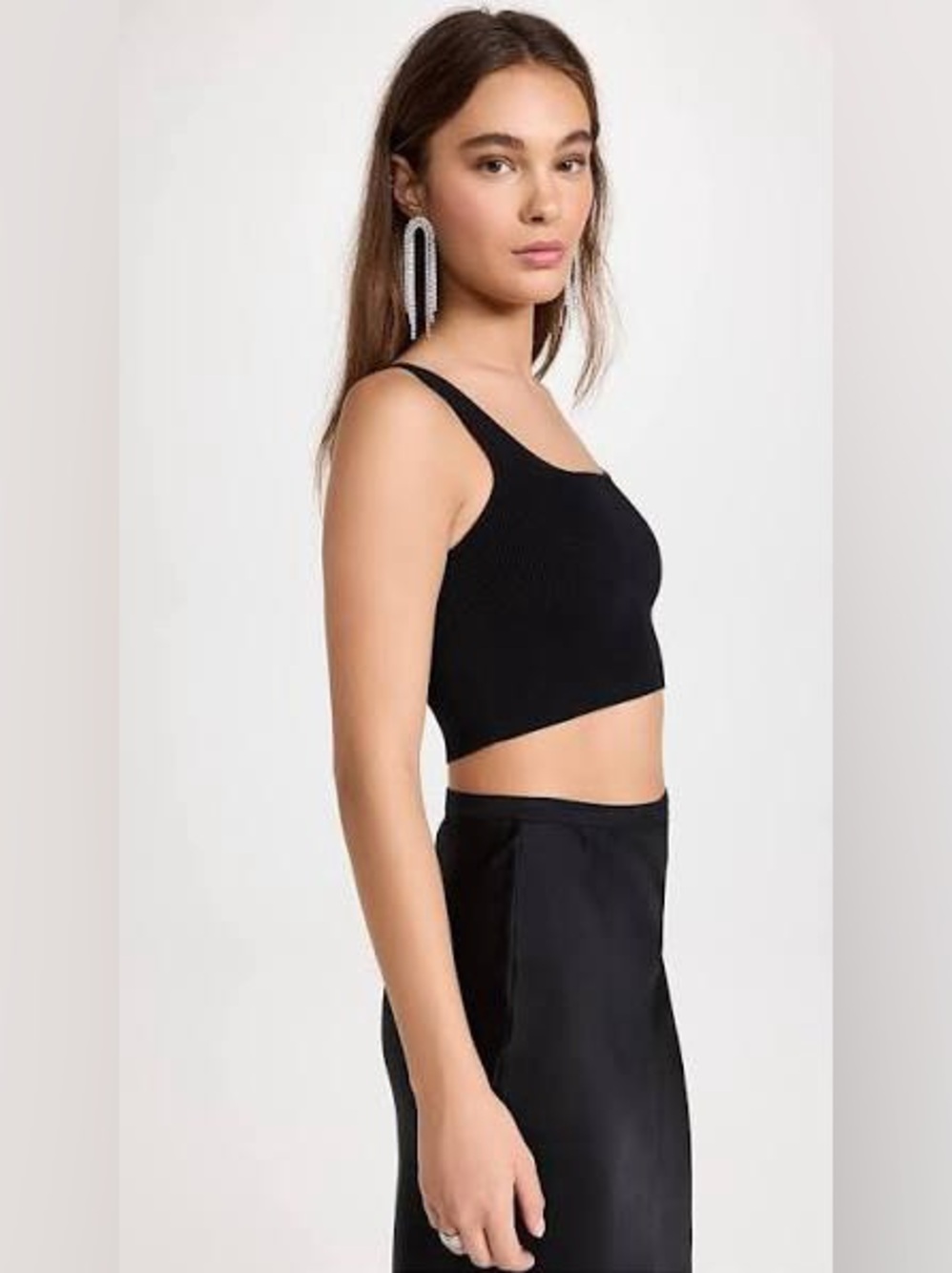 Apiece Apart Chocolate Brown Ribbed Tank Top